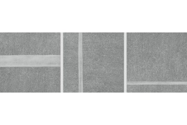 Dekor Rako Rebel tmavě šedá pololesk rektifikovaný 20x20 DDT25742