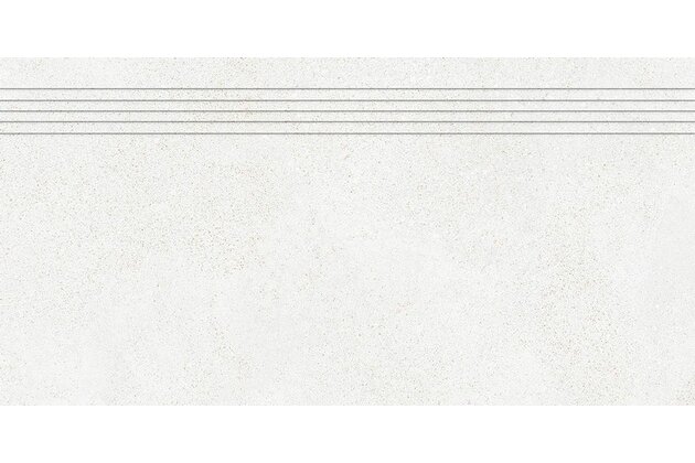 Schodovka Rako Betonico bílošedá mat rektifikovaná 30x60 DCPSR790