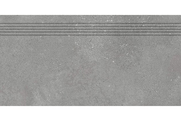 Schodovka Rako Betonico šedá mat rektifikovaná 30x60 DCPSR791