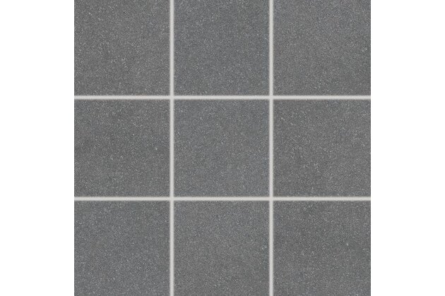 Dlažba Rako Block černá mat rektifikovaná 10x10 DAK11783