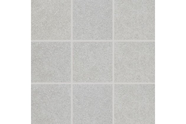 Dlažba Rako Block světle šedá mat rektifikovaná 10x10 DAK11780