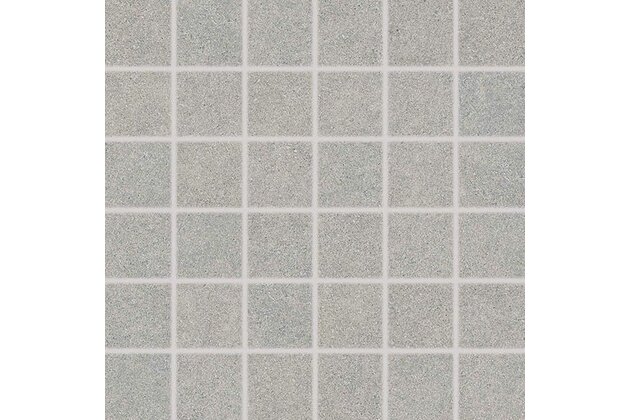 Mozaika Rako Block šedá pololesk rektifikovaná 30x30 DDM05781