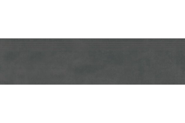 Schodovka Rako Extra černá struktura mat rektifikovaná 30x120 DCPVD725