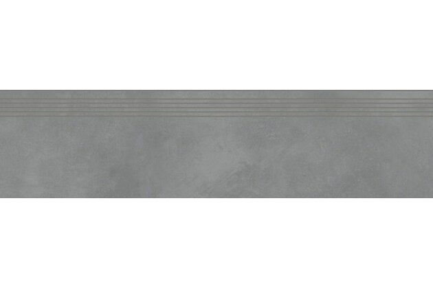 Schodovka Rako Extra tmavě šedá struktura mat rektifikovaná 30x120 DCPVD724