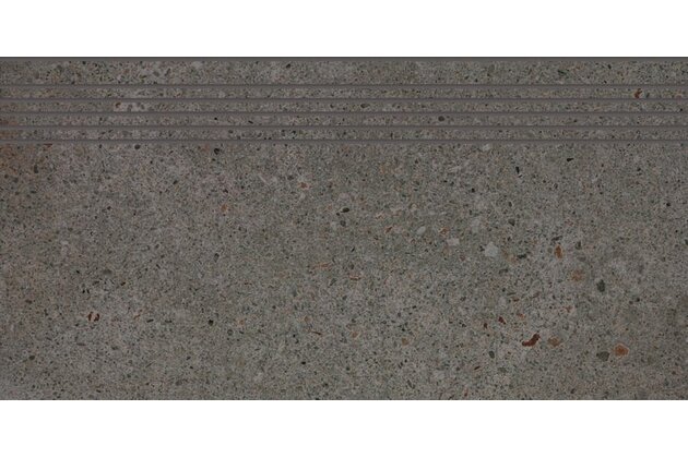 Schodovka Rako Piazzetta černá mat rektifikovaná 30x60 DCPSR789