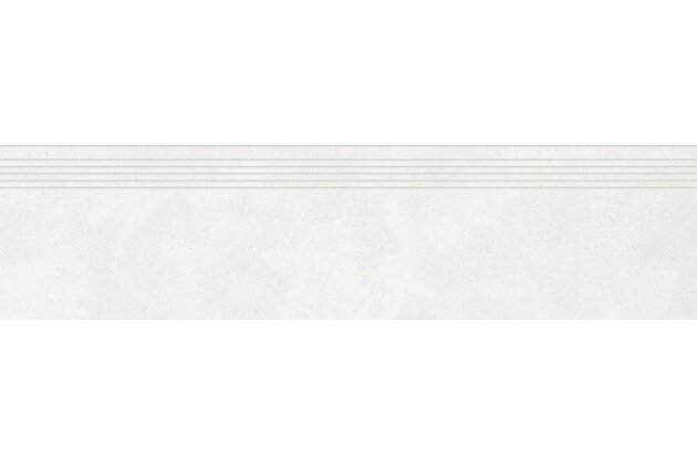 Schodovka Rako Betonico bílošedá mat rektifikovaná 30x120 DCPVD790