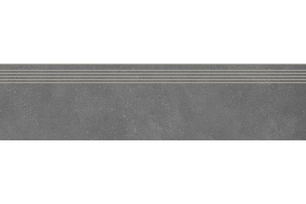 Schodovka Rako Betonico černá mat rektifikovaná 30x120 DCPVD792