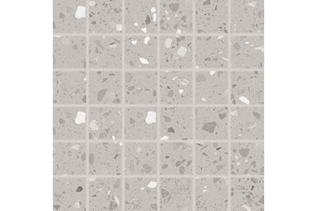 Mozaika Rako Porfido šedá pololesk rektifikovaná 30x30 DDM05811