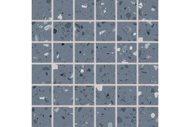 Mozaika Rako Porfido modrá pololesk rektifikovaná 30x30 DDM05815