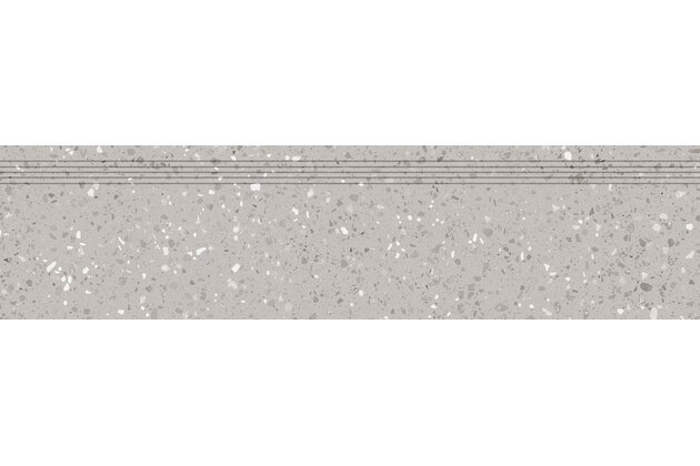 Schodovka Rako Porfido šedá pololesk rektifikovaná 30x120 DCPVD811