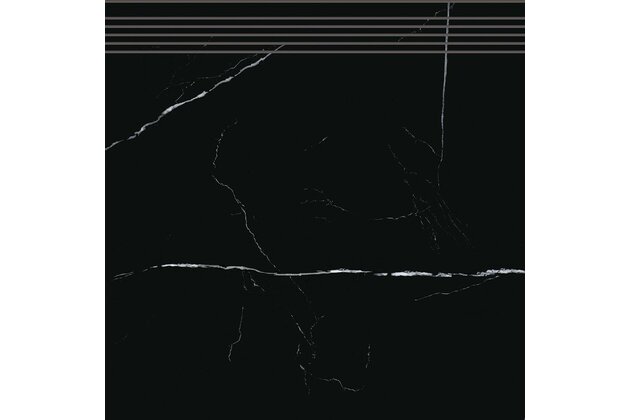 Schodovka Rako Flash černá mat rektifikovaná 60x60 DCP62833