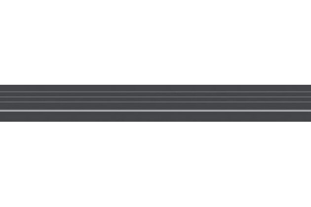 Schodový prvek Rako Taurus Color černá mat rektifikovaná 7x60 TCPVU019