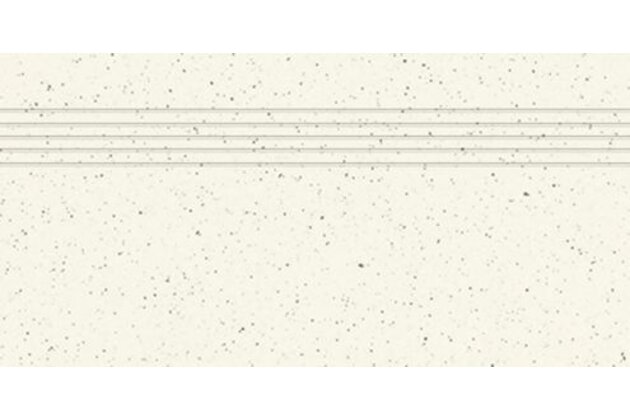 Schodovka Rako Taurus Granit bílá mat rektifikovaná 30x60 TCPSR060