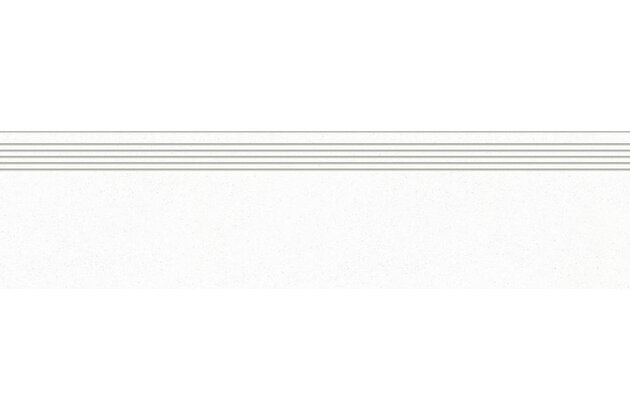 Schodovka Rako Compila bílošedá mat rektifikovaná 30x120 DCPVD864