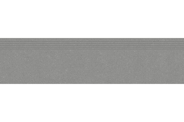 Schodovka Rako Compila tmavě šedá mat rektifikovaná 30x120 DCPVD866