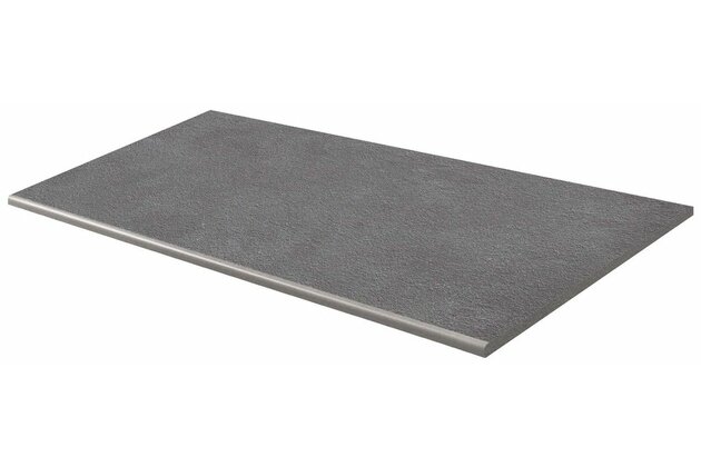 Schodovka Rako Betonico Outdoor černá struktura mat rektifikovaná 59,8x119,8 DCHV6792