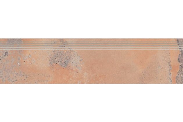 Schodovka Rako Craft hnědočervená mat rektifikovaná 29,8x119,8 DCPVD892