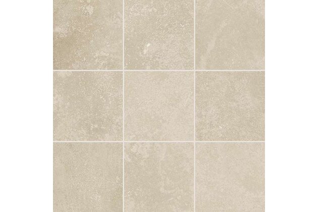 Dlažba Rako Dale tmavě béžová struktura mat rektifikovaná 9,8x9,8 DAR11881