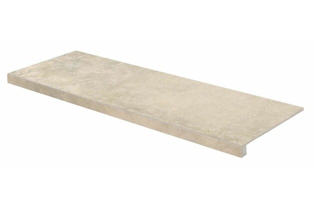 Tvarovka schodová Rako Dale tmavě béžová mat rektifikovaná 29,8x119,8 DCFVD881