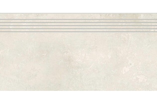 Schodovka Rako Dale bílošedá struktura mat rektifikovaná 29,8x59,8 DCPSR878