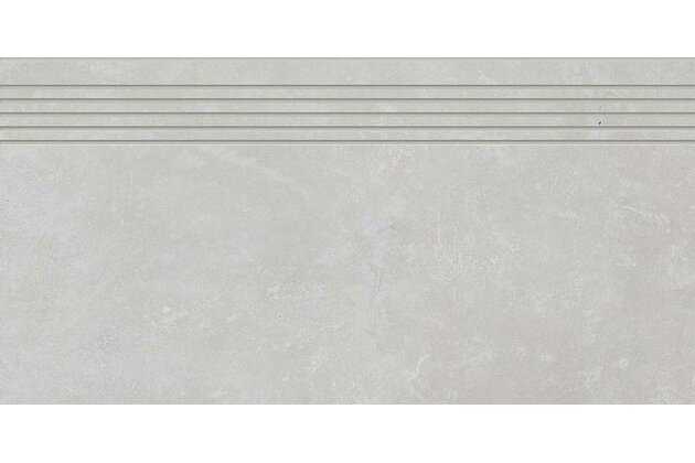 Schodovka Rako Dale šedá struktura mat rektifikovaná 29,8x59,8 DCPSR879