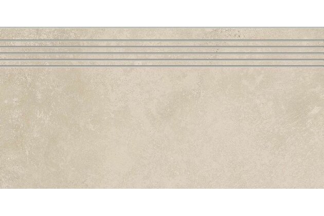 Schodovka Rako Dale tmavě béžová struktura mat rektifikovaná 29,8x59,8 DCPSR881