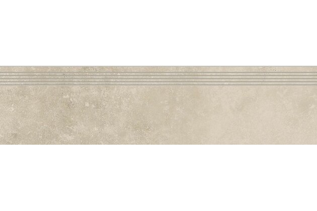 Schodovka Rako Dale tmavě béžová struktura mat rektifikovaná 29,8x119,8 DCPVD881