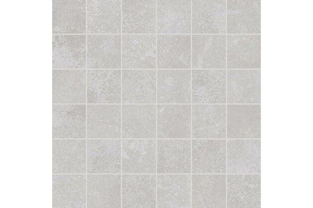 Mozaika Rako Dale šedá struktura mat rektifikovaná 29,8x29,8 DDM05879