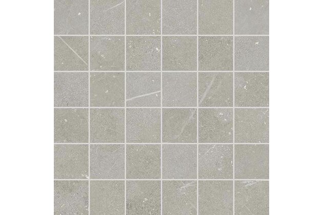 Mozaika Rako Fly šedá mat rektifikovaná 29,8x29,8 DDM05883