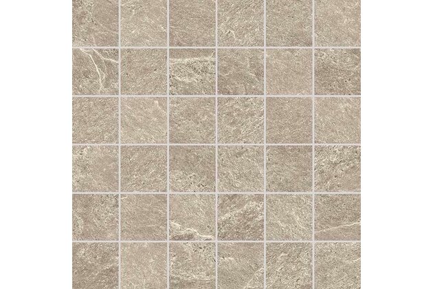Mozaika Rako Core béžová struktura mat rektifikovaná 29,8x29,8 DDM05877