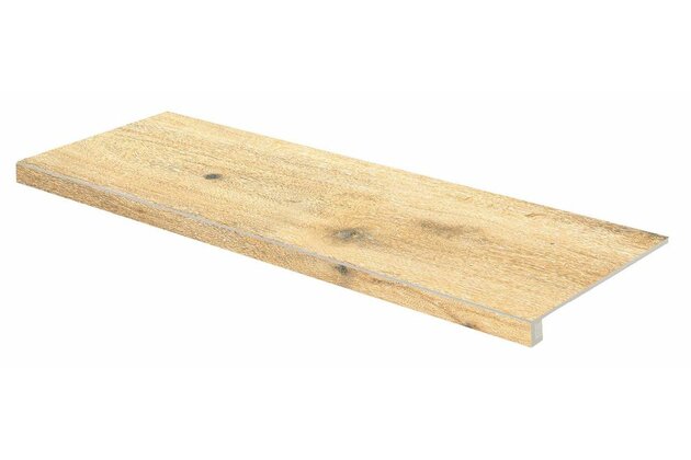 Tvarovka schodová Rako Pino béžová struktura mat rektifikovaná 29,8x119,8 DCFVD896