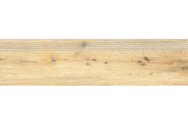 Schodovka Rako Pino béžová struktura mat rektifikovaná 29,8x119,8 DCPVD896