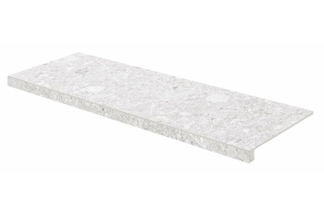 Tvarovka schodová Rako Rave bílošedá mat rektifikovaná 29,8x119,8 DCFVD899