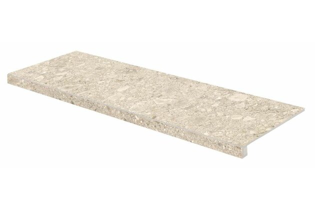 Tvarovka schodová Rako Rave béžová mat rektifikovaná 29,8x119,8 DCFVD901