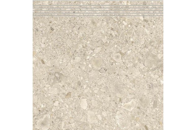 Schodovka Rako Rave béžová mat rektifikovaná 60x60 DCP62901