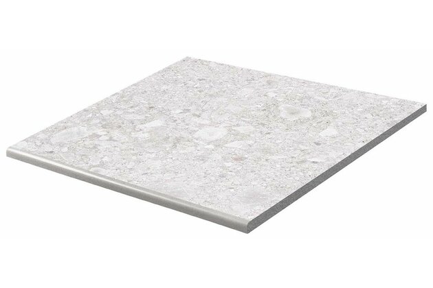 Schodovka Rako Rave Outdoor bílošedá mat rektifikovaná 59,8x59,8 DCH66899