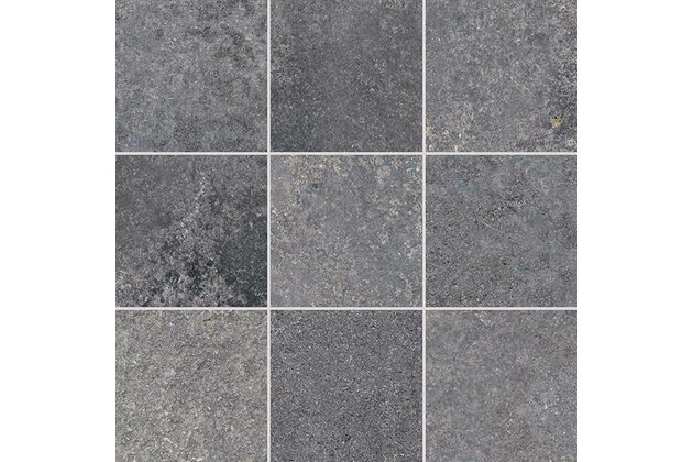 Dlažba Rako Shade tmavě šedá mat rektifikovaná 9,8x9,8 DAK11889