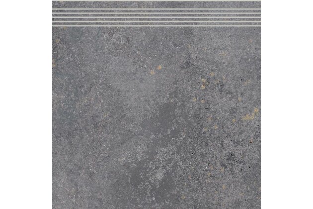 Schodovka Rako Shade tmavě šedá mat rektifikovaná 59,7x59,8 DCP62889