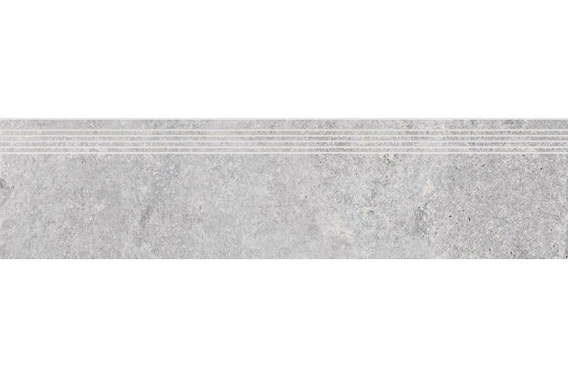 Schodovka Rako Shade světle šedá mat rektifikovaná 29,8x119,8 DCPVD888