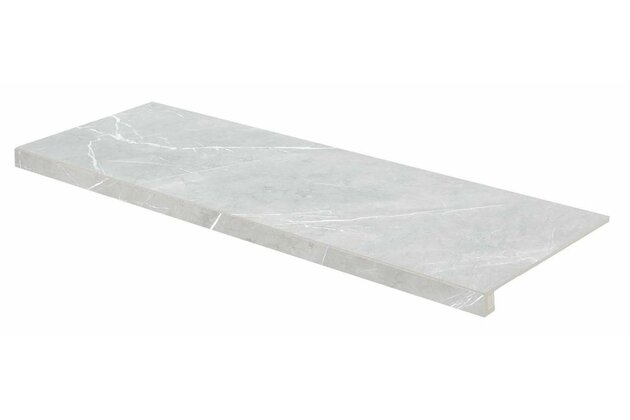 Tvarovka schodová Rako Touch šedá mat rektifikovaná 29,8x119,8 DCFVD903