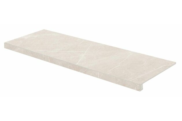 Tvarovka schodová Rako Touch světle béžová mat rektifikovaná 29,8x119,8 DCFVD904