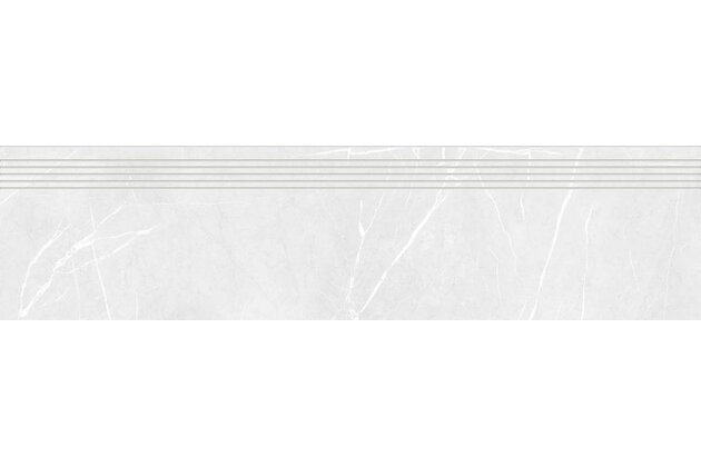 Schodovka Rako Touch světle šedá mat rektifikovaná 29,8x119,8 DCPVD902