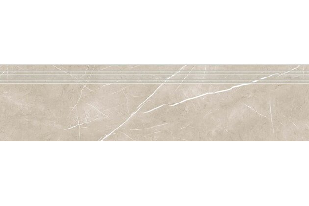 Schodovka Rako Touch béžová mat rektifikovaná 29,8x119,8 DCPVD905