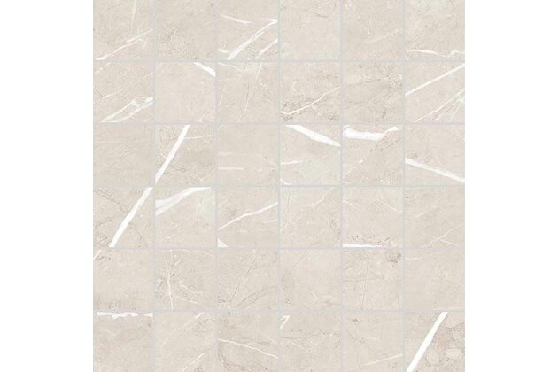 Mozaika Rako Touch světle béžová mat rektifikovaná 29,8x29,8 DDM05904