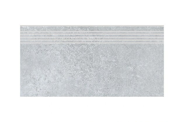 Schodovka Rako Abetone šedá mat rektifikovaná 30x60 DCPSR838