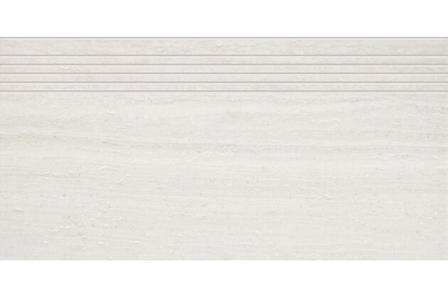 Schodovka Rako Alba slonová kost struktura mat rektifikovaná 30x60 DCPSR730