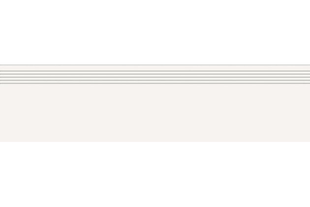 Schodovka Rako Blank bílá mat rektifikovaná 30x120 DCPVD277