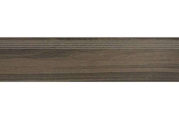 Schodovka Rako Board tmavě hnědá mat rektifikovaná 30x120 DCPVD144