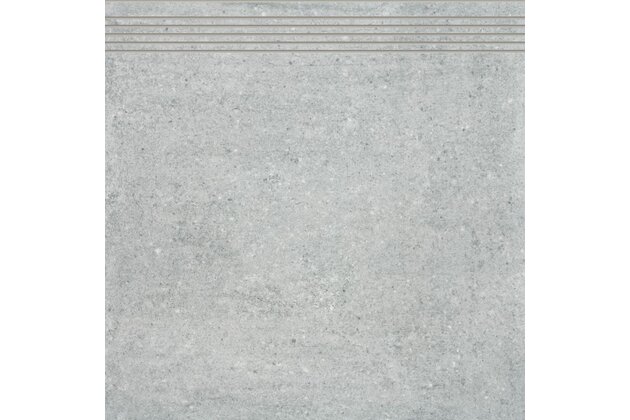 Schodovka Rako Cemento šedá mat rektifikovaná 60x597 DCP62661