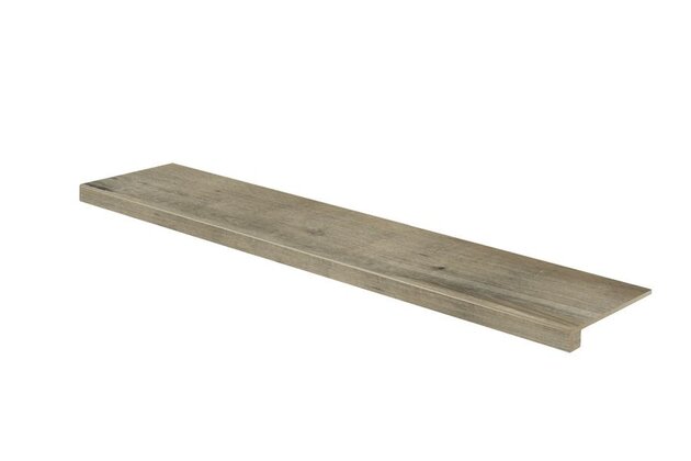 Tvarovka schodová Rako Saloon tmavě hnědá mat rektifikovaná 30x120 DCFVD748